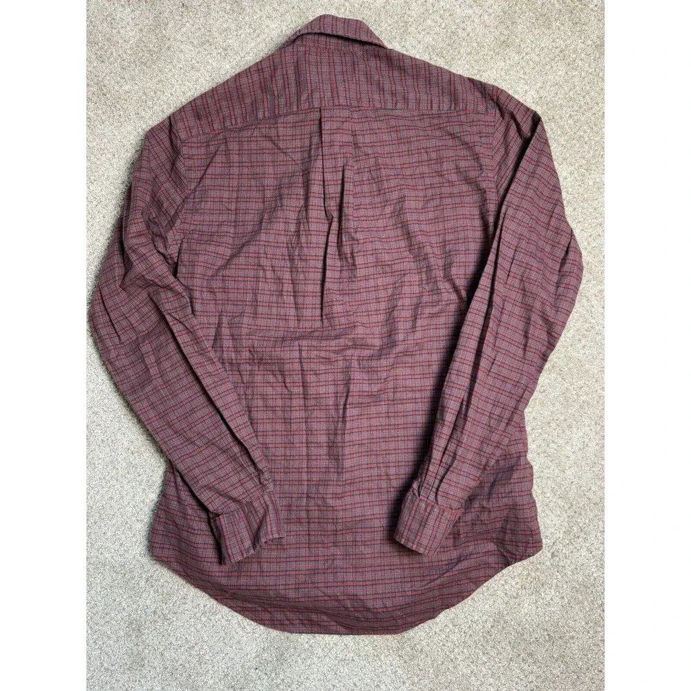 Polo Ralph Lauren Men's Small‎ Button Up Shirt Multicolor Plaid Custom Fit Soft